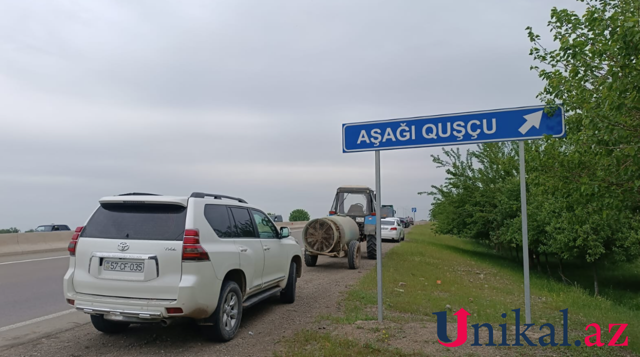 Tovuzda traktorla yük maşını toqquşdu -  Xəsarət alanlar var (FOTOLAR)